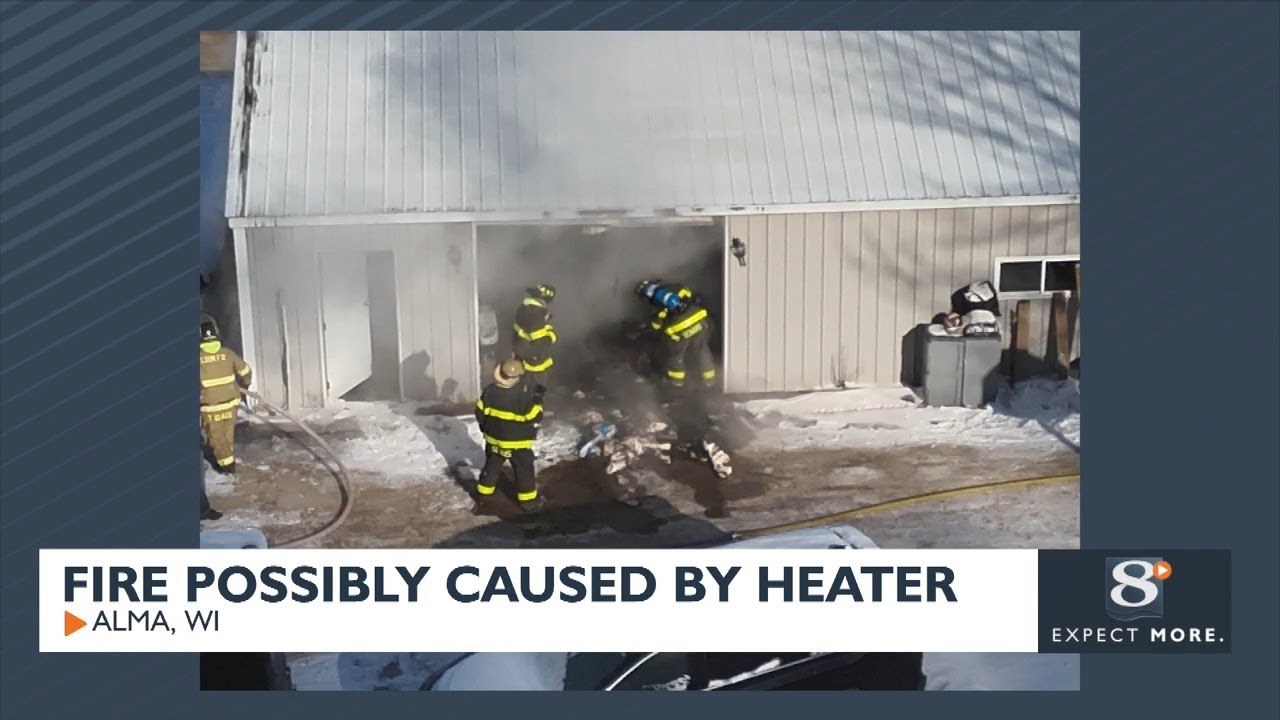 Early morning shed fire caused by suspected space heater | Alma