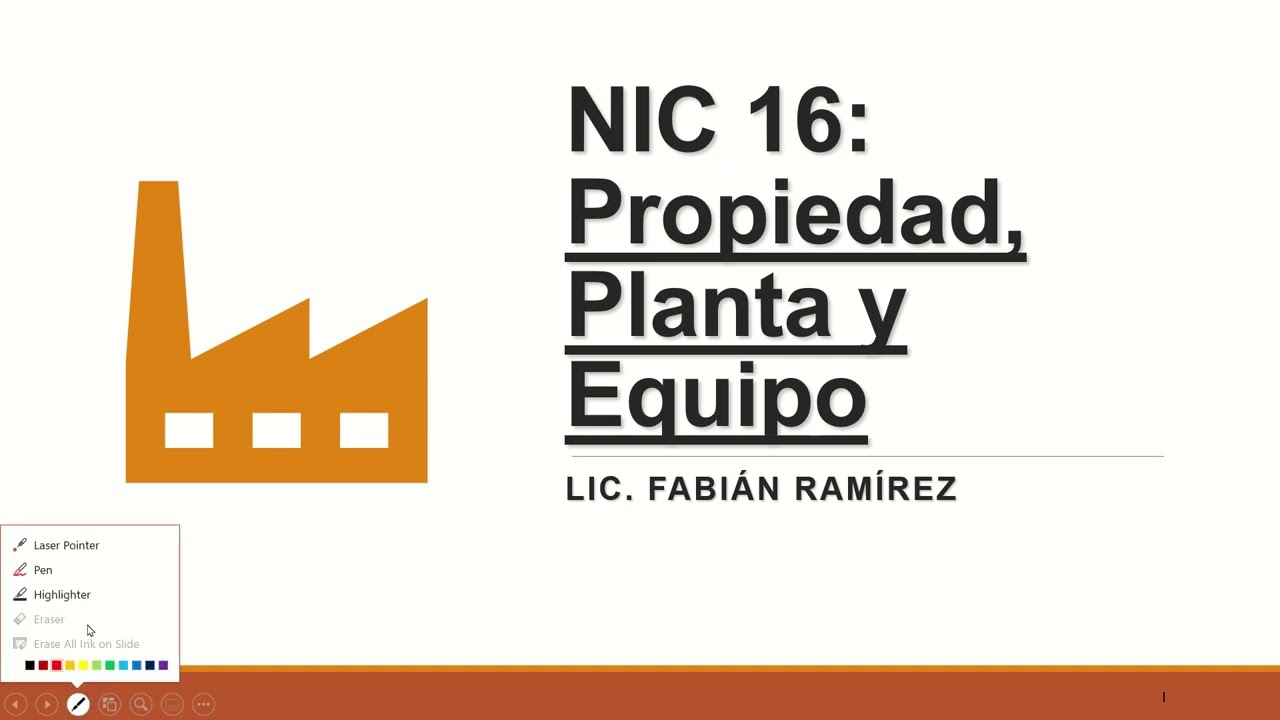 NIC 16   Propiedad, planta y equipo (Básico)