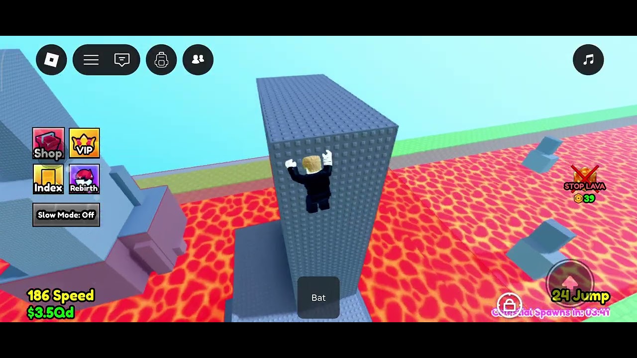 Escape lava for brainrots admin abuse