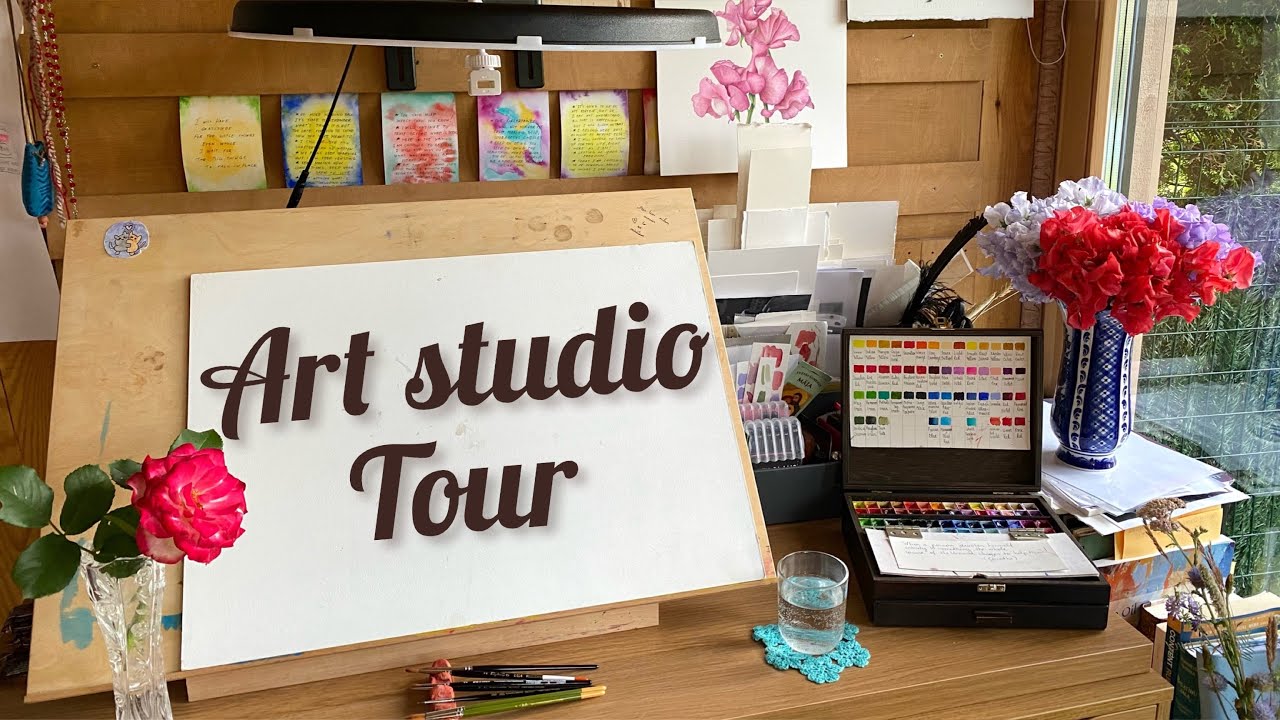 Art Studio Life | How to be an artist | Art Studio Tour