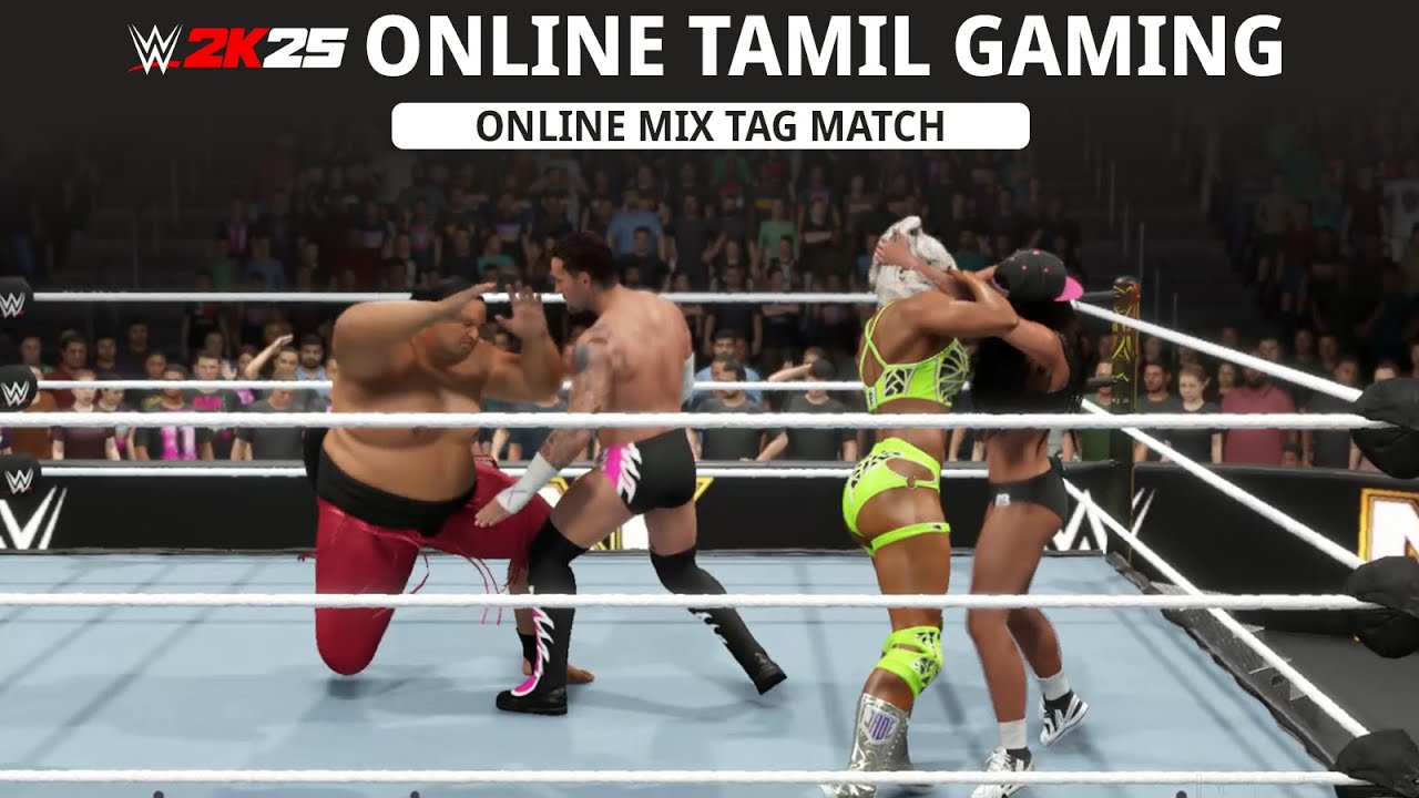 WWE 2K25 | ONLINE MIXED TAG MATCH  | DIG | ONLINE TAMIL GAMING | #wwe2k25  #thelasttime