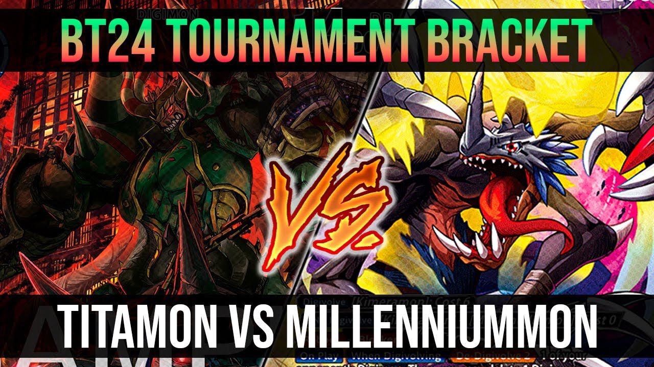TITAMON VS MILLENNIUMMON | BT24 BRACKET TOP 8 - GAME 1