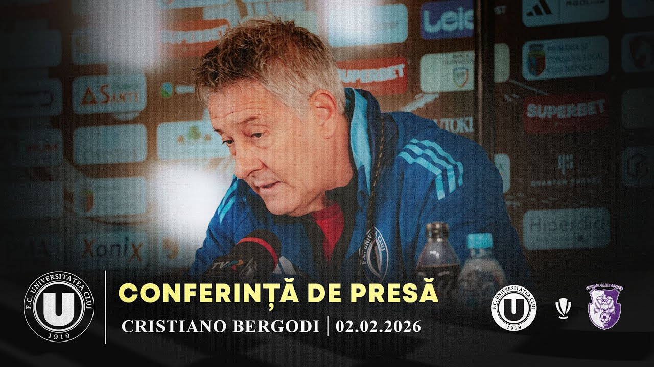 🎙 CONFERINȚĂ DE PRESĂ | Cristiano Bergodi: „Niciun meci din Superliga nu este ușor”