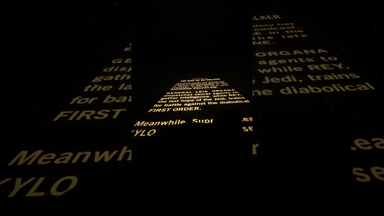 Star Wars Episode 9 Opening Scene