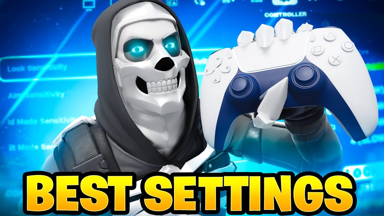 *NEW* BEST Controller SETTINGS + Sensitivity for Console & PC (Fortnite Tutorial)