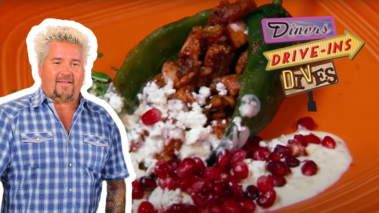 Guy Fieri Eats Chiles en Nogada in Phoenix, AZ | Diners, Drive-Ins and Dives | Food Network