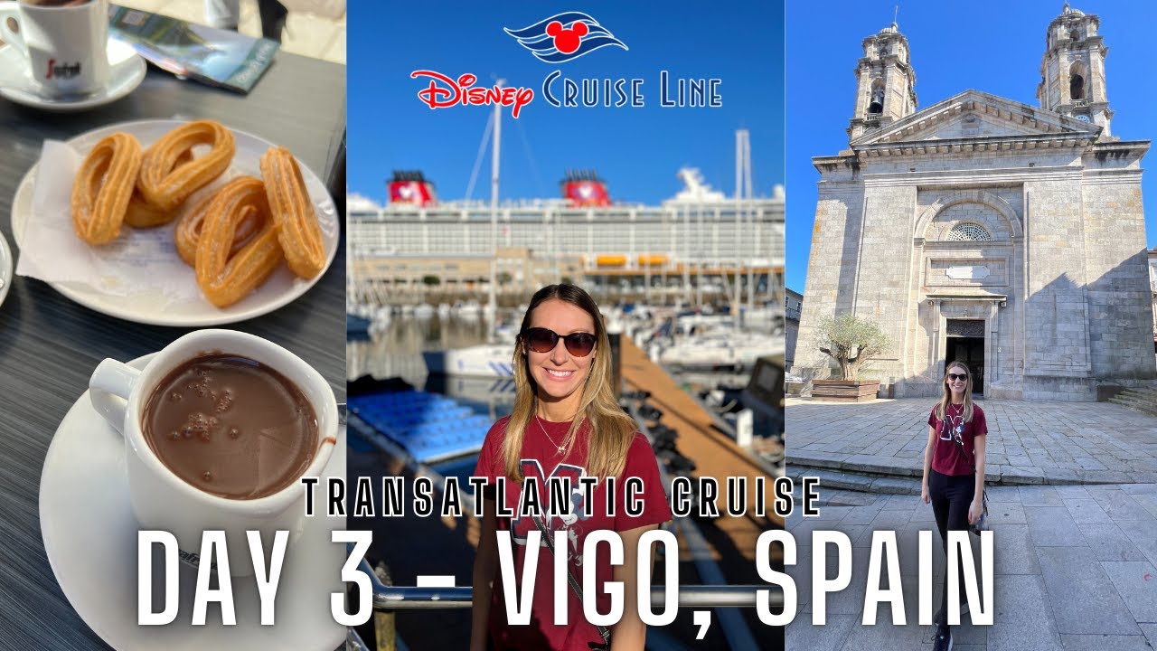 DAY 3 - Vigo, Spain 🇪🇸 Tour of the City from Port! Westbound Transatlantic Disney Cruise Line Vlogs