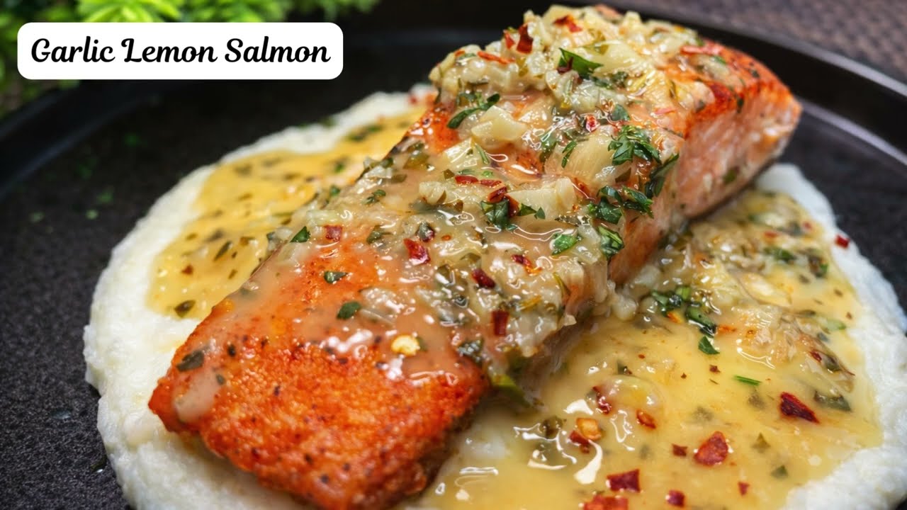 Perfect Garlic Lemon Salmon | Easy Pan-Seared Recipe