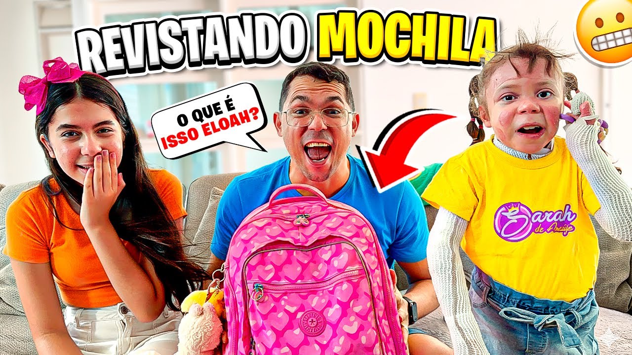 REVISTANDO A MOCHILA DE ELOAH DE FINAL DE ANO! Família Araújo