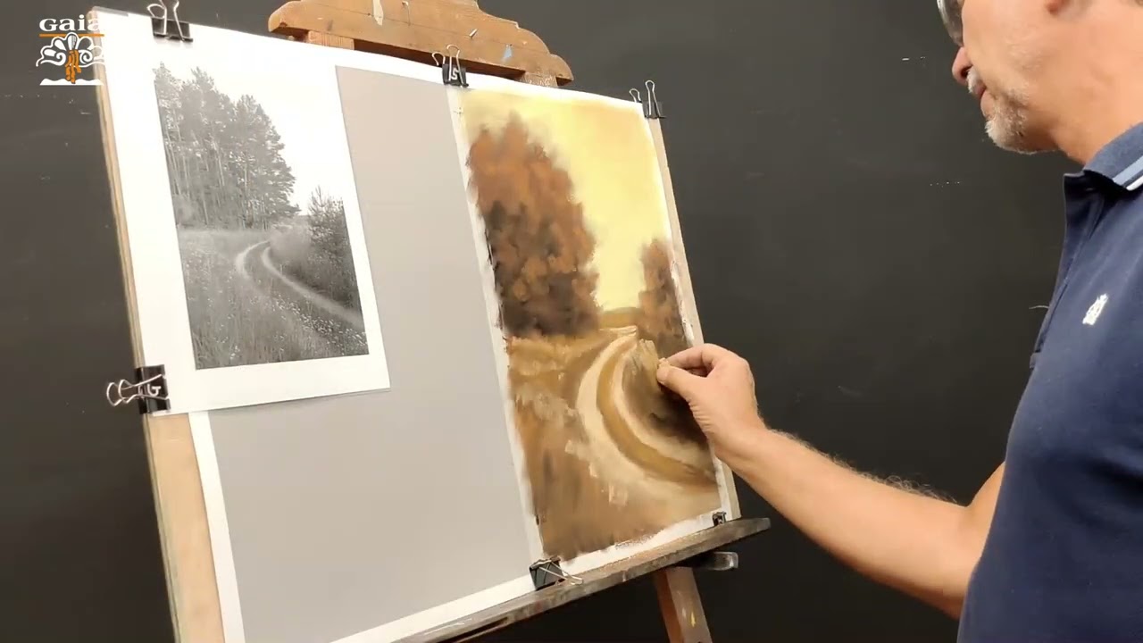 C&Oacute;MO PINTAR  PAISAJES CON COLORES CALIDOS Y FRIOS