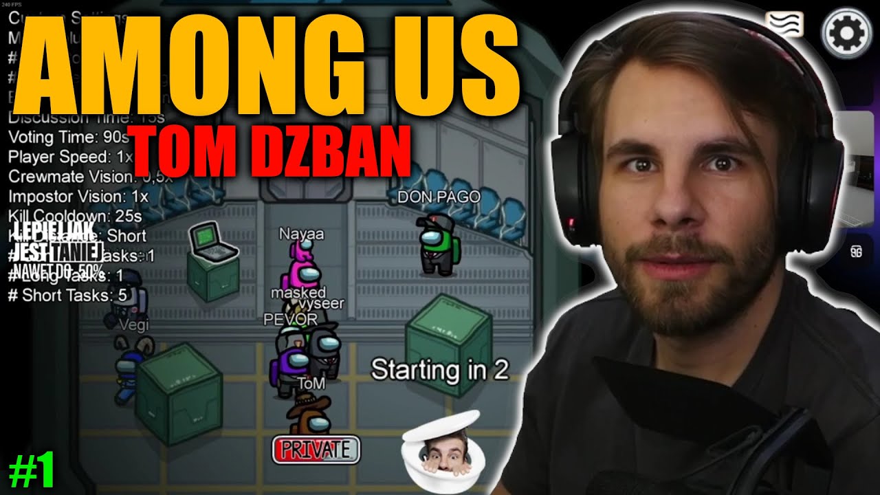PAGO - AMONG US ( TOM DZBAN, POMÓWIENIA, SKOŃCZYSZ JAK IZAK) #1