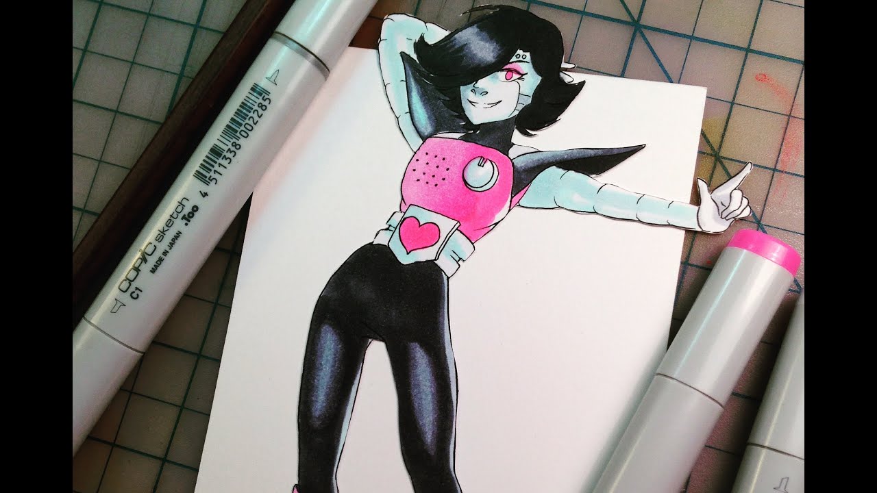 Copic Speedpaint - Mettaton EX