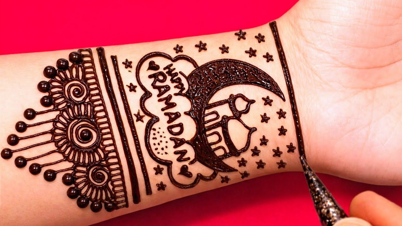 रमजान स्पेशल मेहंदी डिजाइन | Ramzan special amazing mehndi design | front hand simple mehndi design
