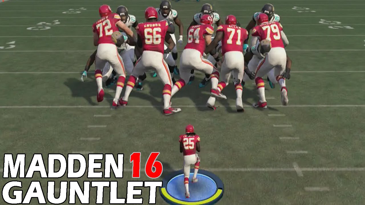 GIANT PLAYERS BOSS LEVEL CAUSES RAGE! - Madden 16 Gauntlet Gameplay