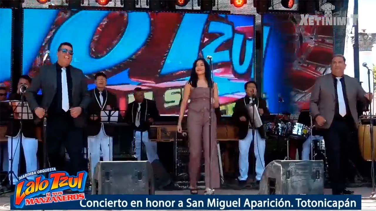 Marimba Orquesta Lalo Tul y sus Manzaneros, desde Totonicapán. En honor a San Miguel.