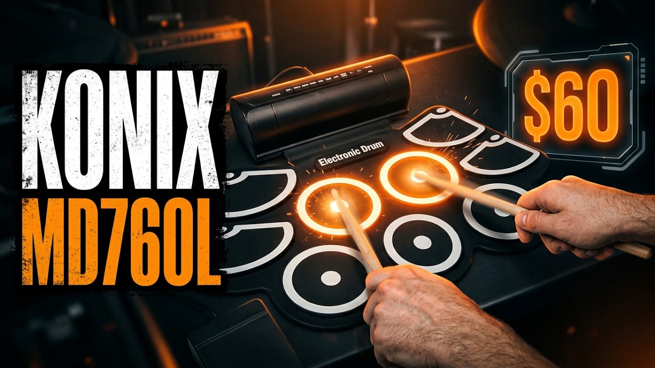 Электронные барабаны KONIX MD760L
