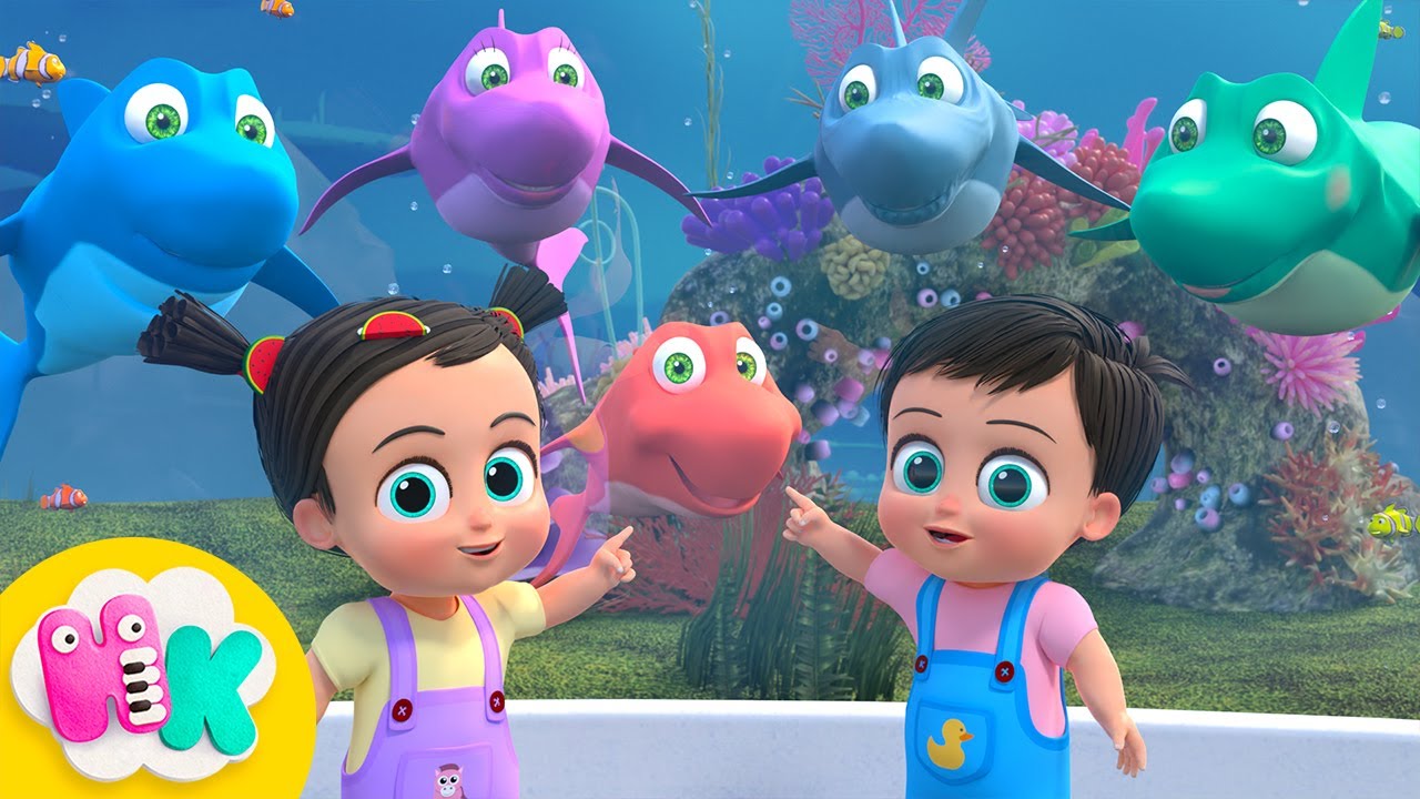 Rechinii 🦈 Baby Shark în română | Cântece pentru copii - HeyKids