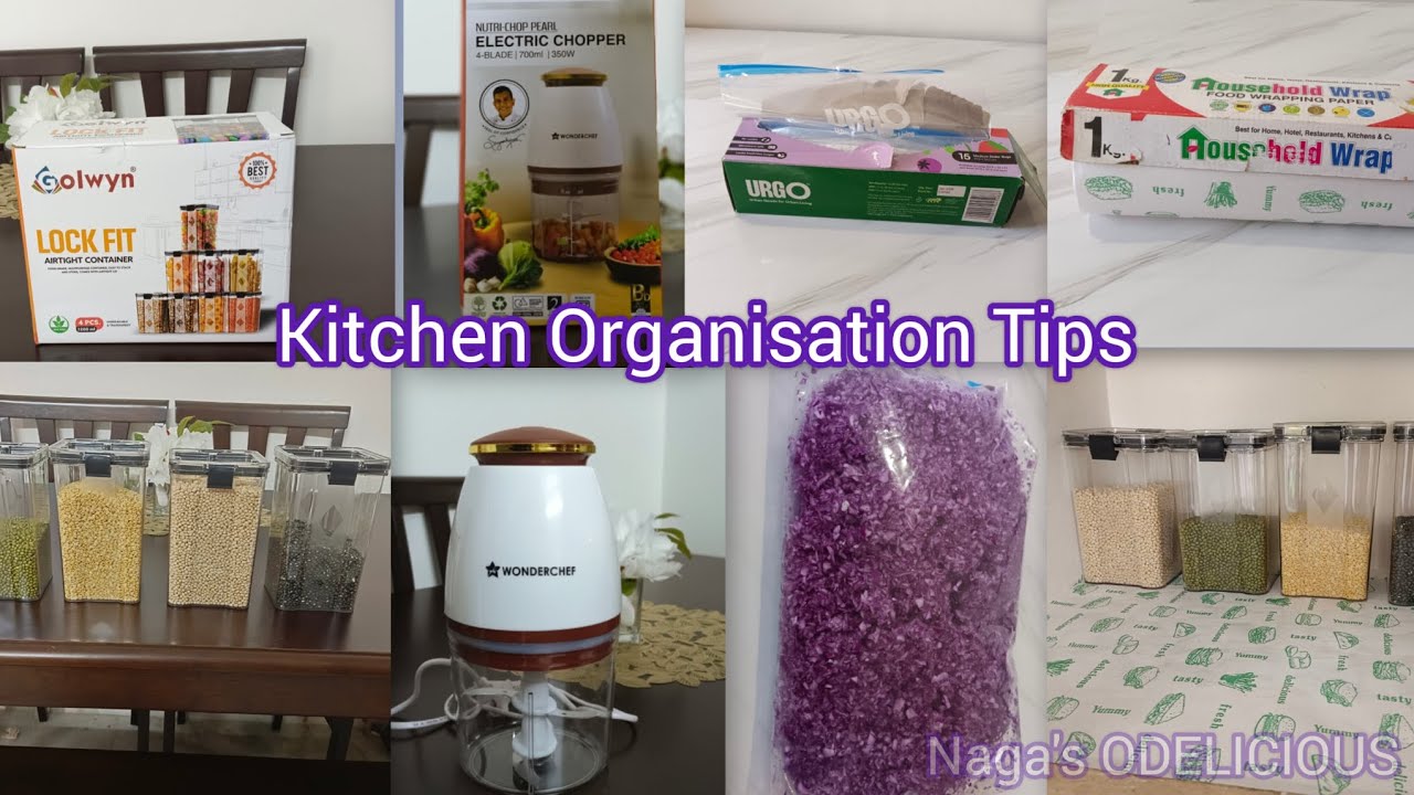 4 Kitchen Organisation tips @Naga's Odelicious