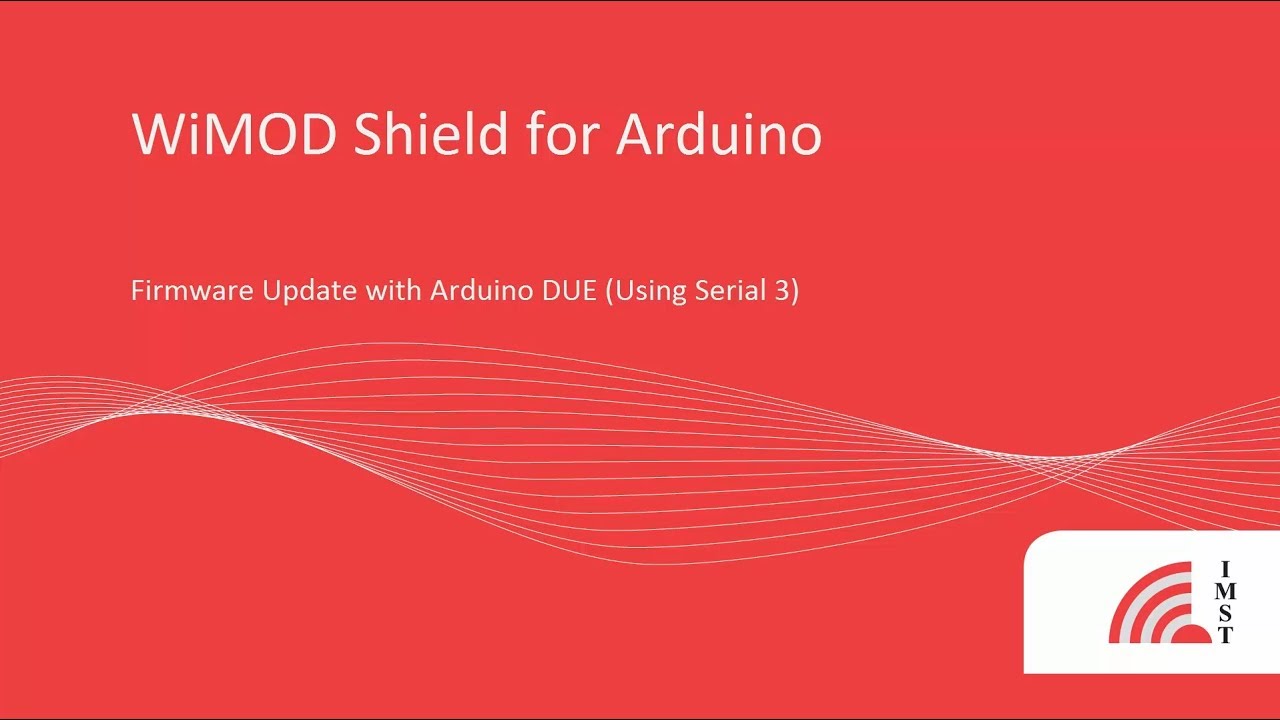 5. WiMOD LoRa Shield for Arduino - Firmware Update