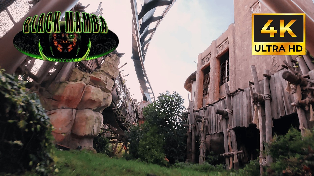 BLACK MAMBA Front Seat POV (4K60) - Phantasialand
