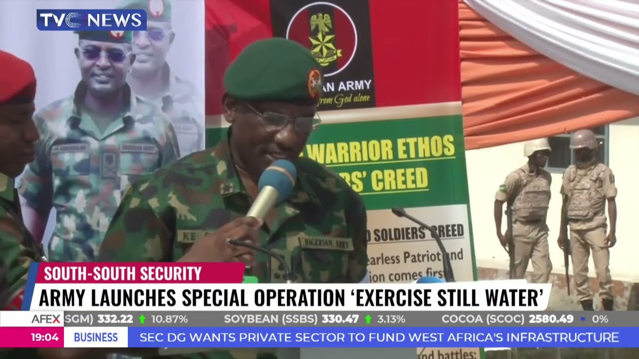 Nigeria Army Relaunches Special Operation 'Exercise Still Water' In Akwa-Ibom State