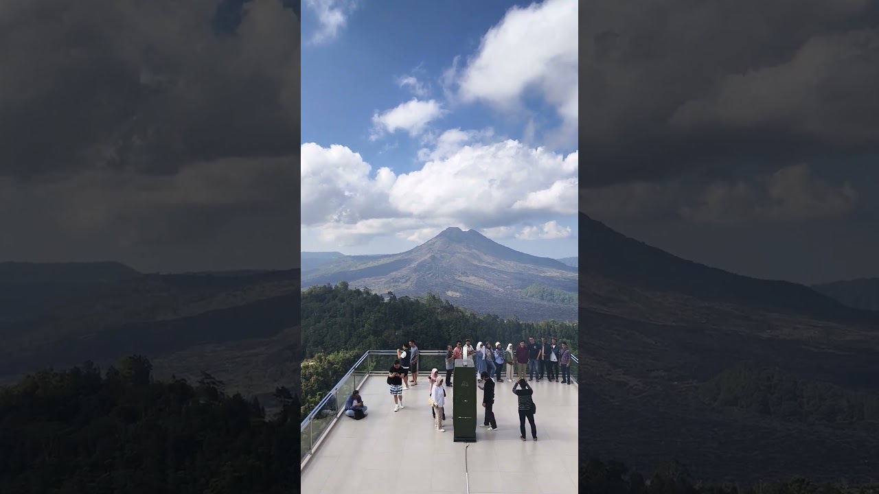 Bali Kintamani active volcano (Mount Batur). Last eruption in 2000.