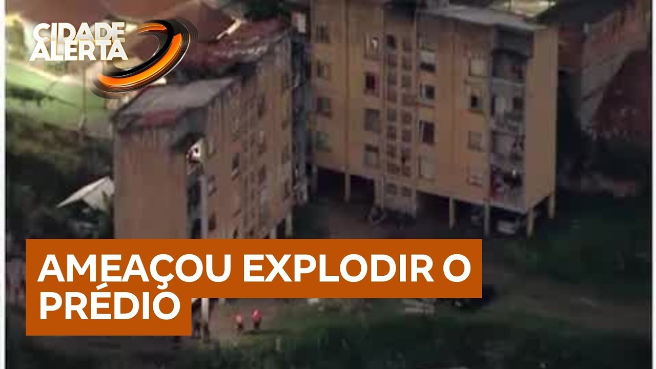 Pai liberta a filha e continua ameaçando explodir prédio na Brasilândia, em SP