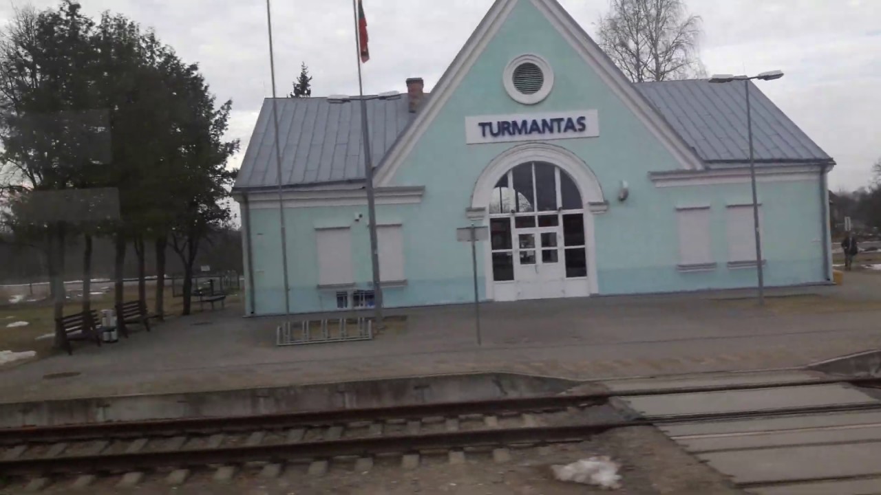 Daugavpils - Turmantas by train / Даугавпилс- Турмантас из окна поезда