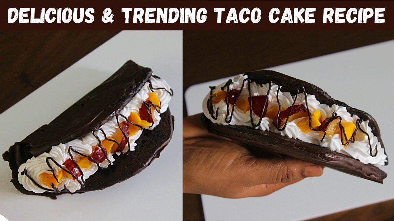 Yummy chocolate taco cake without oven | using pan | தமிழ்