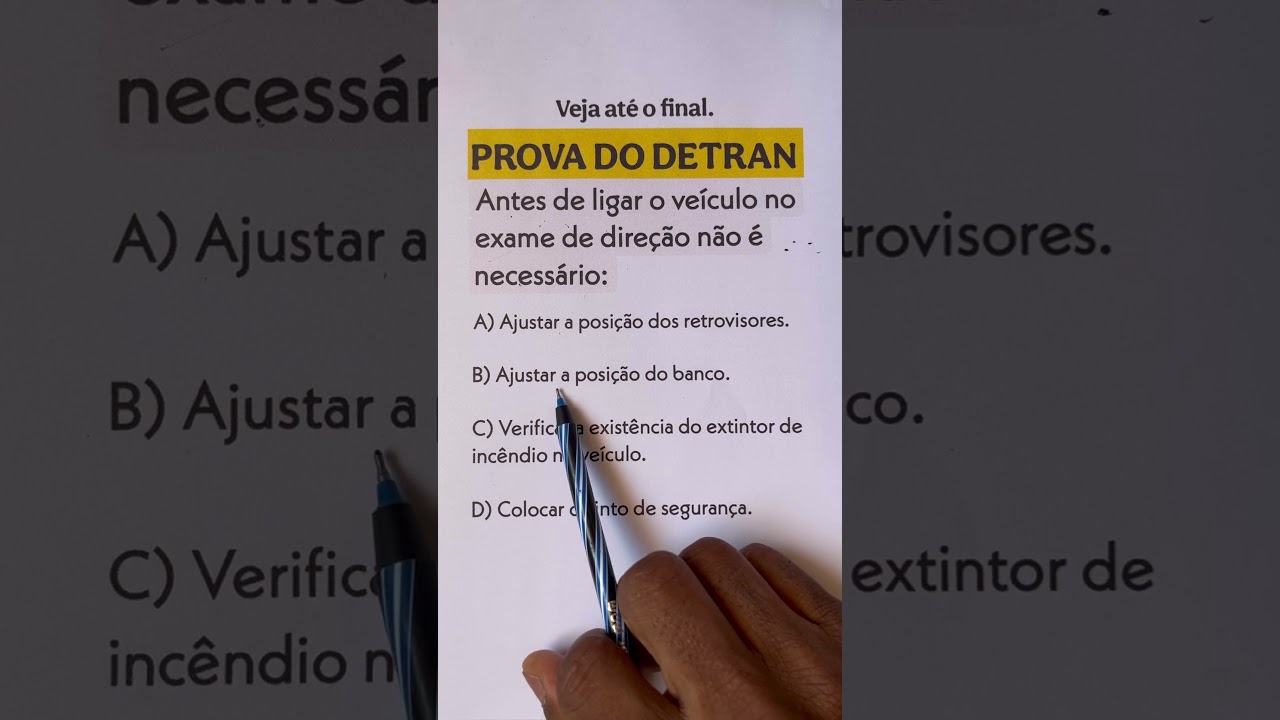 Prova te&oacute;rica detran 2025, prova do detran 2025, como passar na prova te&oacute;rica do detran 2025, cnh