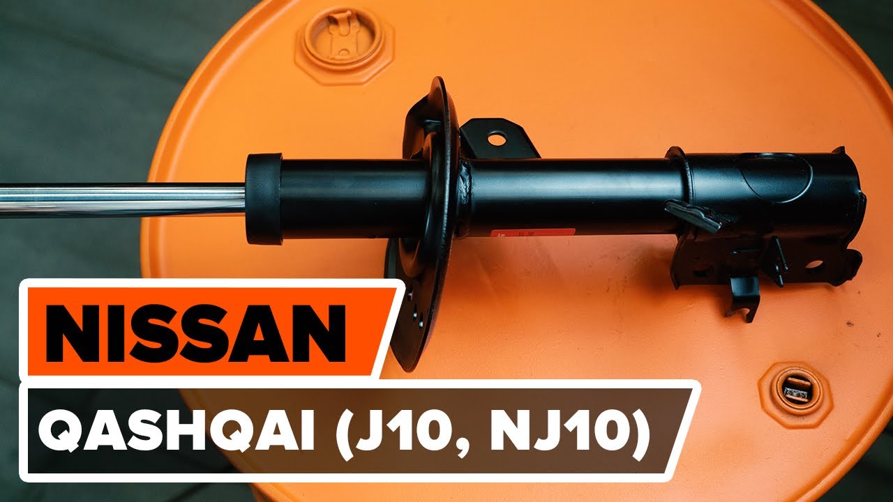 Cómo cambiar los puntal amortiguador delantero en NISSAN QASHQAI (J10, NJ10) [TUTORIAL DE AUTODOC]