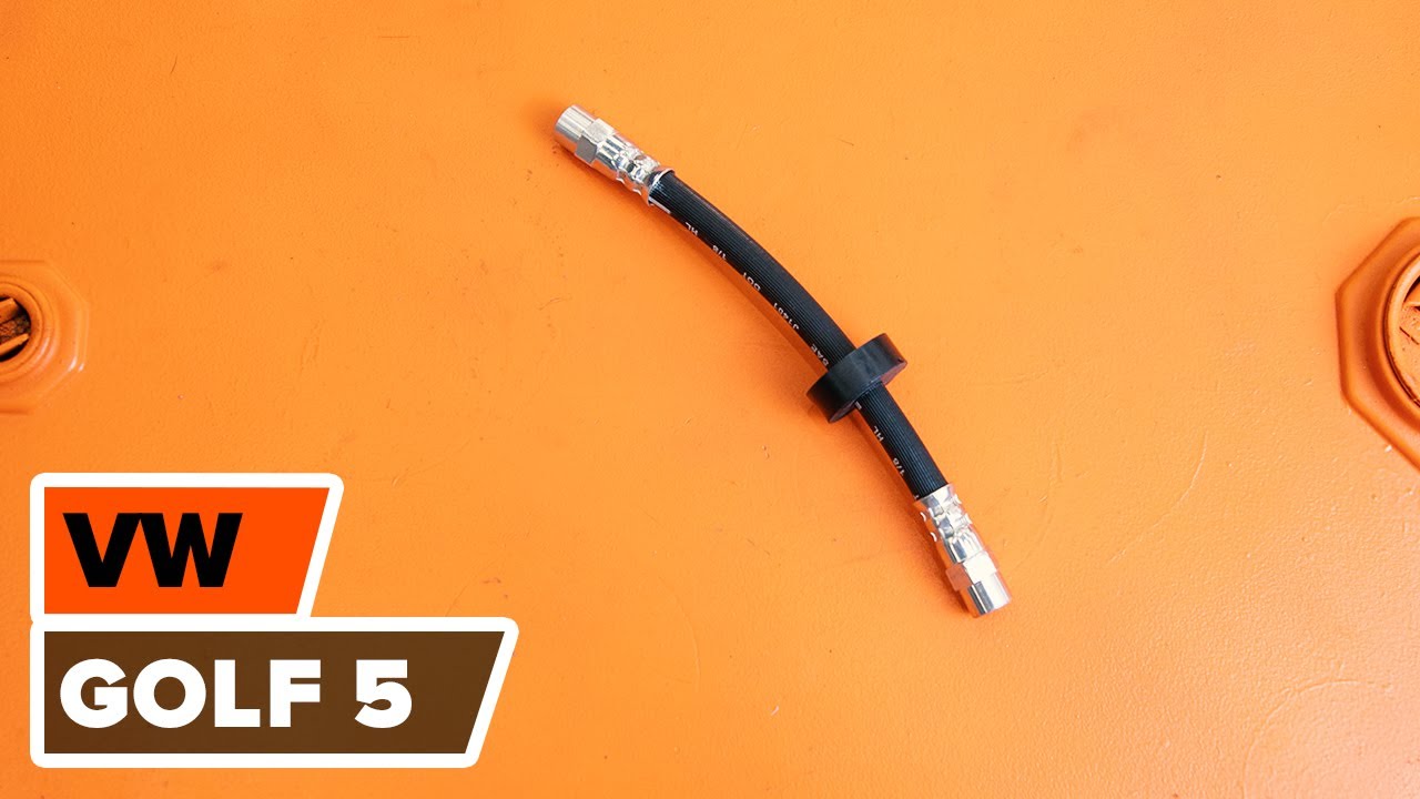Miten vaihtaa etujarruletkut VW GOLF 5 autoon OHJEVIDEO | AUTODOC