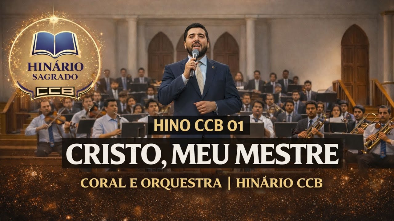 HINO CCB 01 |  CRISTO, MEU MESTRE | CORAL E ORQUESTRA | HINÁRIO CCB