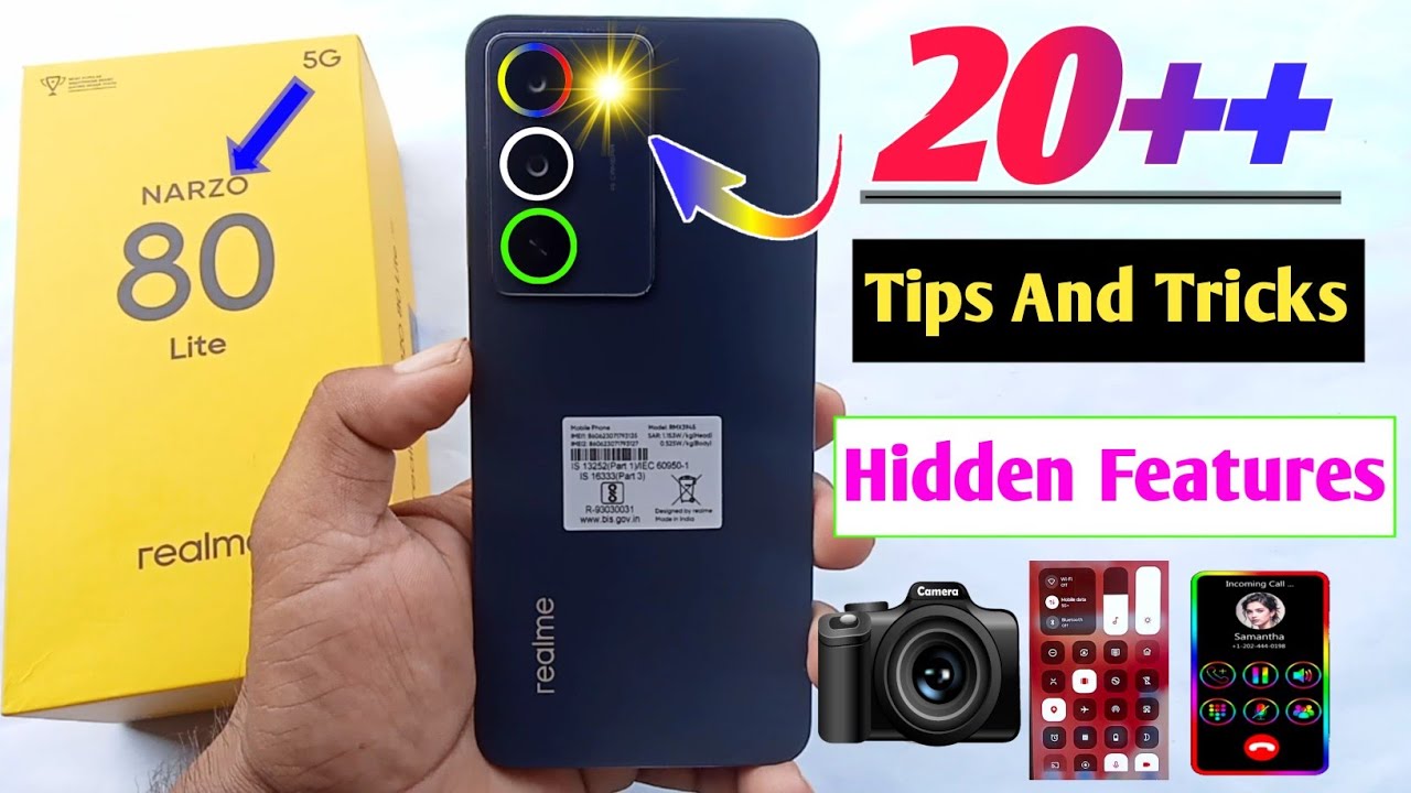 Realme Narzo 80 Lite 5G Tips And Tricks / Realme Narzo 80 Lite Top 20++ Hidden Features