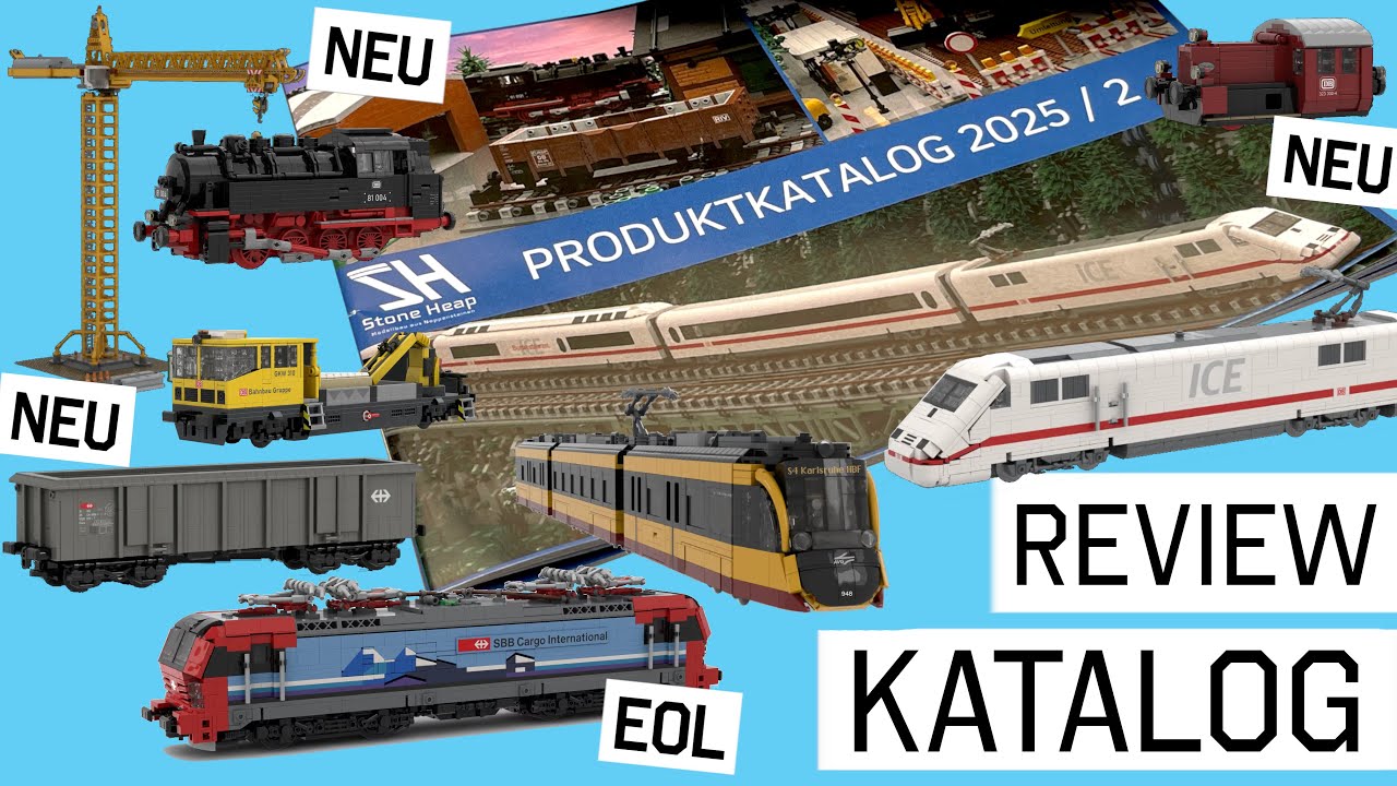 Züge Baustelle Hafen Army - Stone-Heap bald besser als Lego ?! Ein Streifzug durch den Katalog 2025