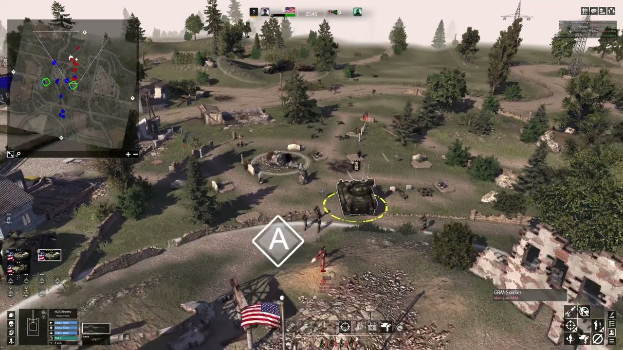 CALL TO ARMS Capture 4 M2A3 Bradley Defense Line