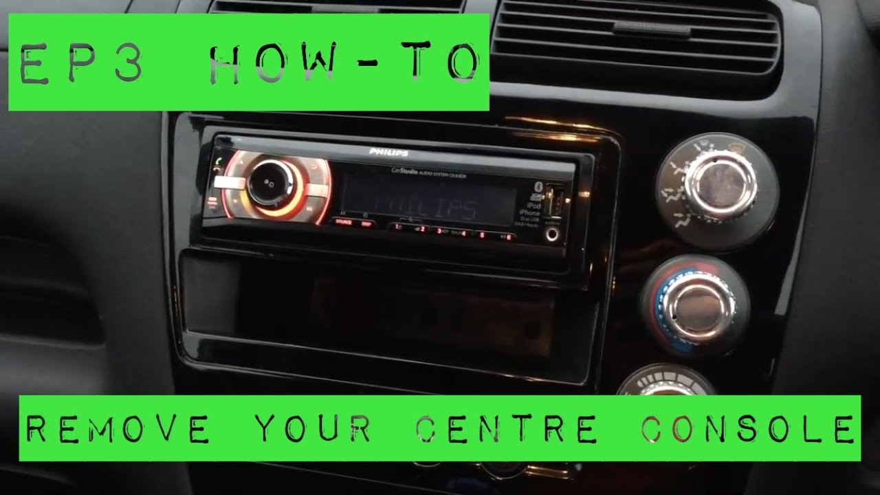 EP3 Civic Type R - HOW TO - Remove/Refit your Centre Console/Fascia - Fit a CD Player