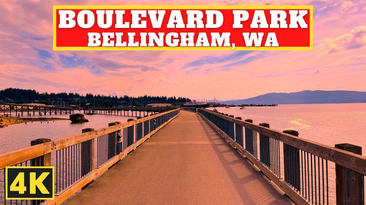 BOULEVARD PARK Bellingham, Washington | 4K Walking tour 🇺🇸