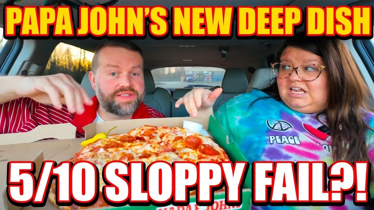 Papa John's NEW Pan Pizza Honest Review 2026 | Cheese Sticks & Cookie (Papa Pairings)