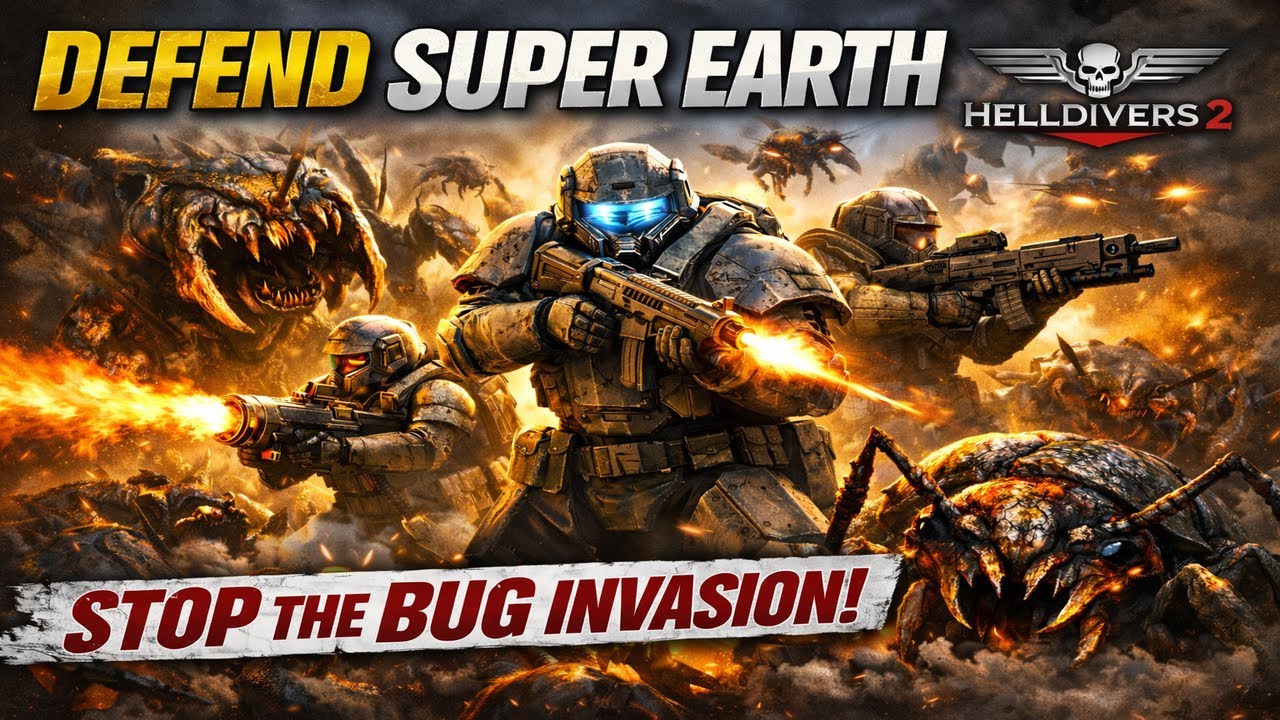 🔴 LIVE | Helldivers 2 Terminid Bug Hunt | Squad Extermination Mission