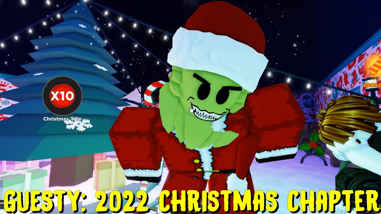 Guesty: 🎄 2022 Christmas Chapter Full Playthrough Gameplay (Roblox Game)
