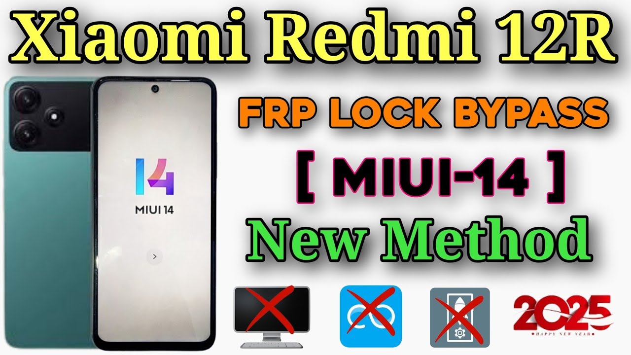 All Xiaomi Redmi Google Account Bypass (MIUI-14) | Redmi 12R Frp Unlock | Without Pc 2025💥