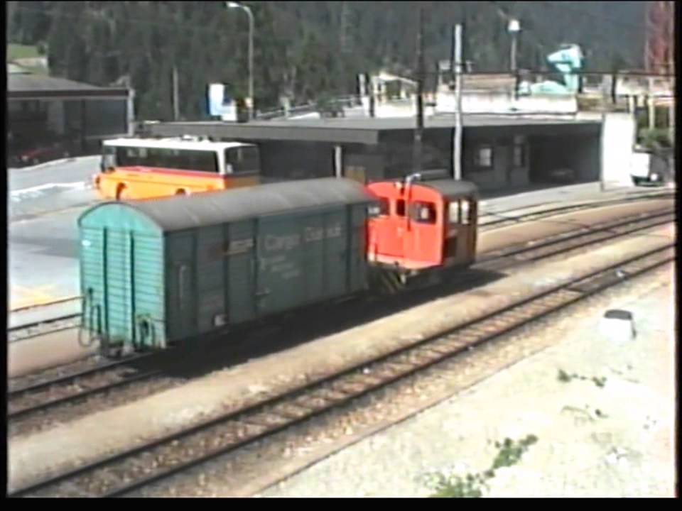 RhB Tiefencastel 22-7-1991 10:40-11:50