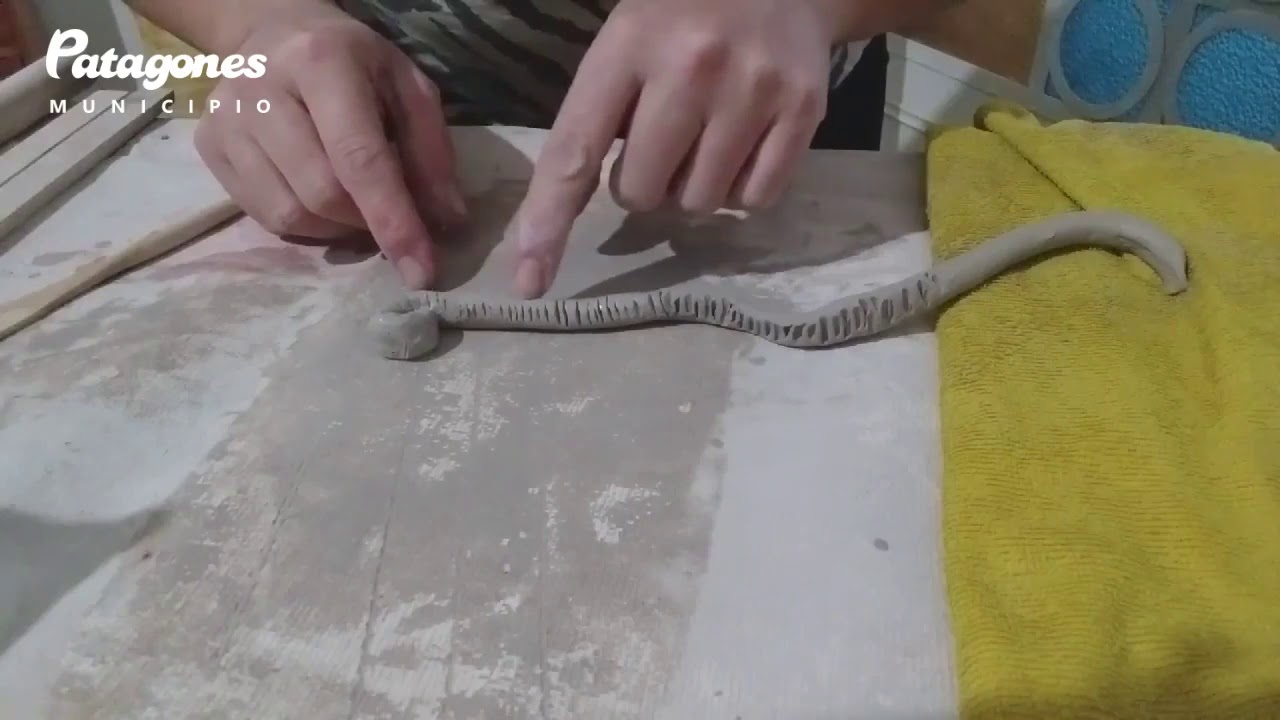 Cerámica técnica choricito. Sahumador parte 1