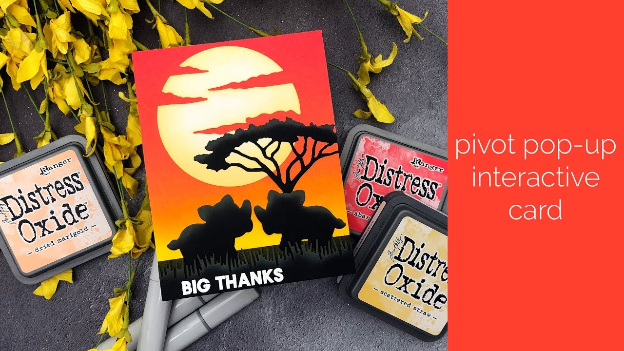 Pivot Pop-Up Interactive Card - Hero Arts + Lawn Fawn Partners Collaboration