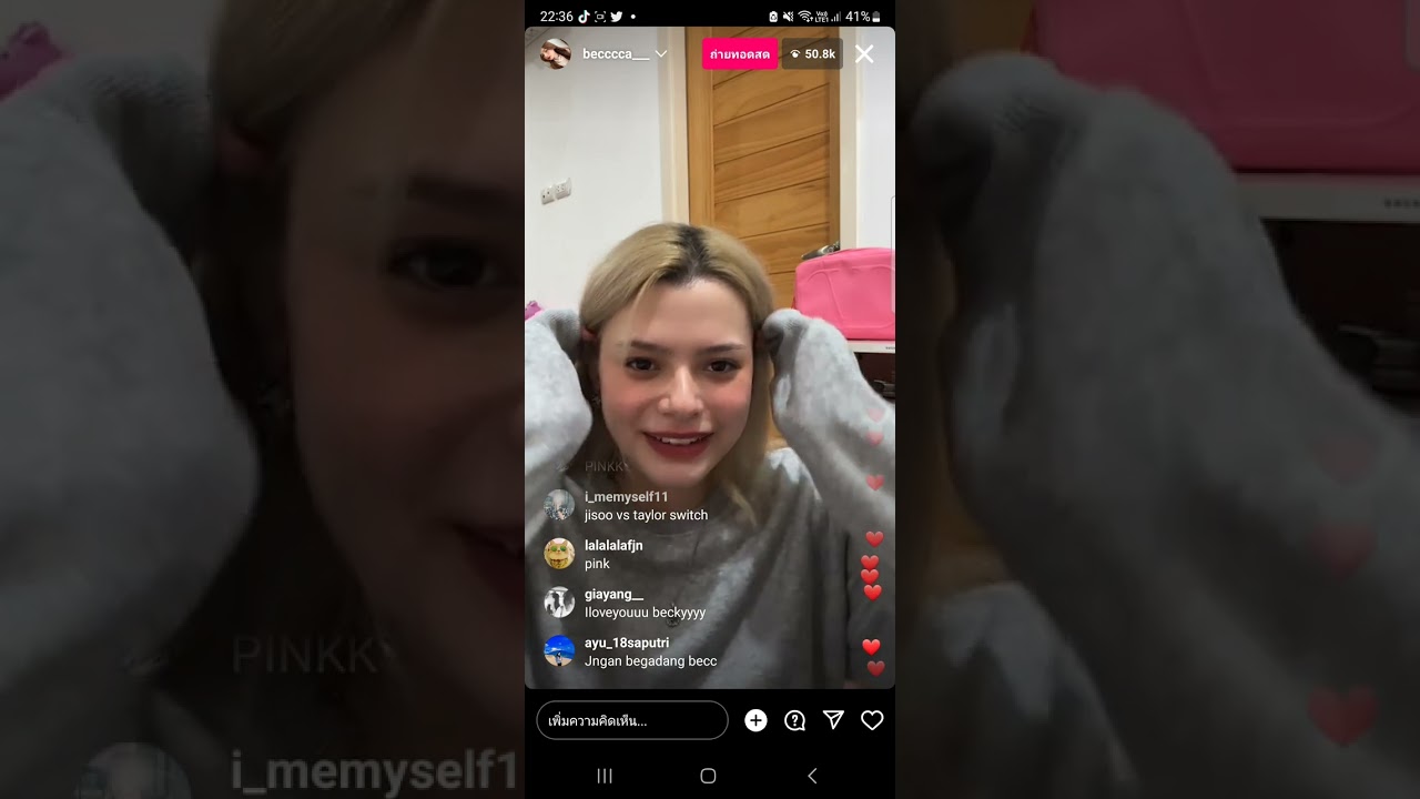 230406 Becky  IG  live #beckysangels