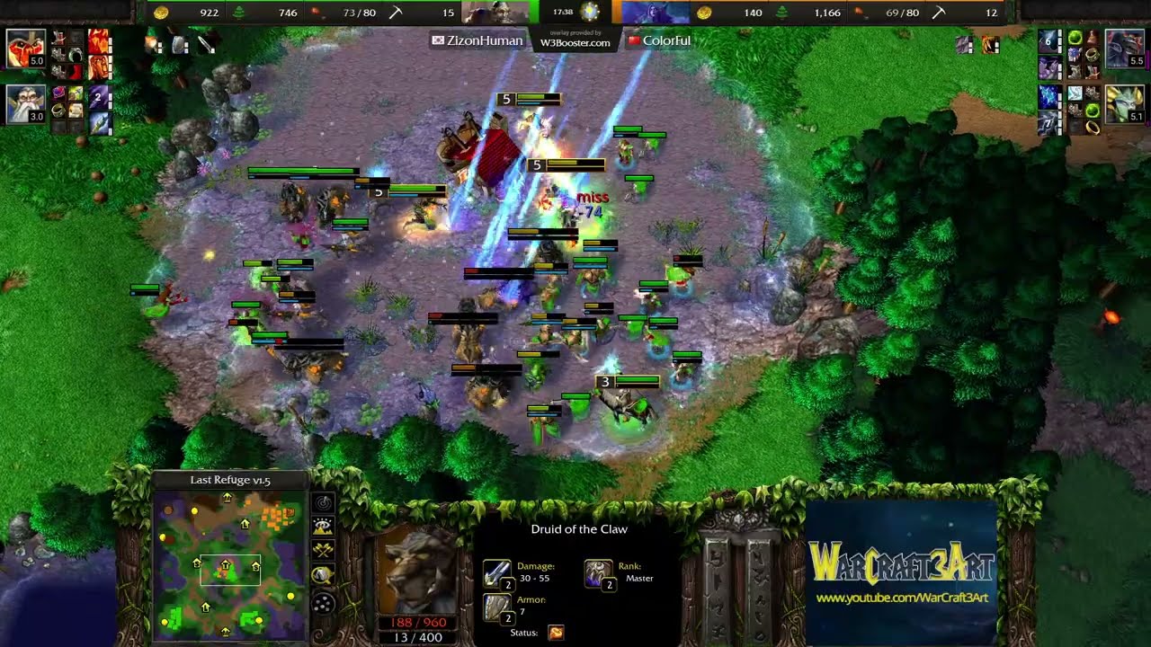 ColorFul(NE) vs Chaemiko(HU) - Warcraft 3: Classic - RN8810