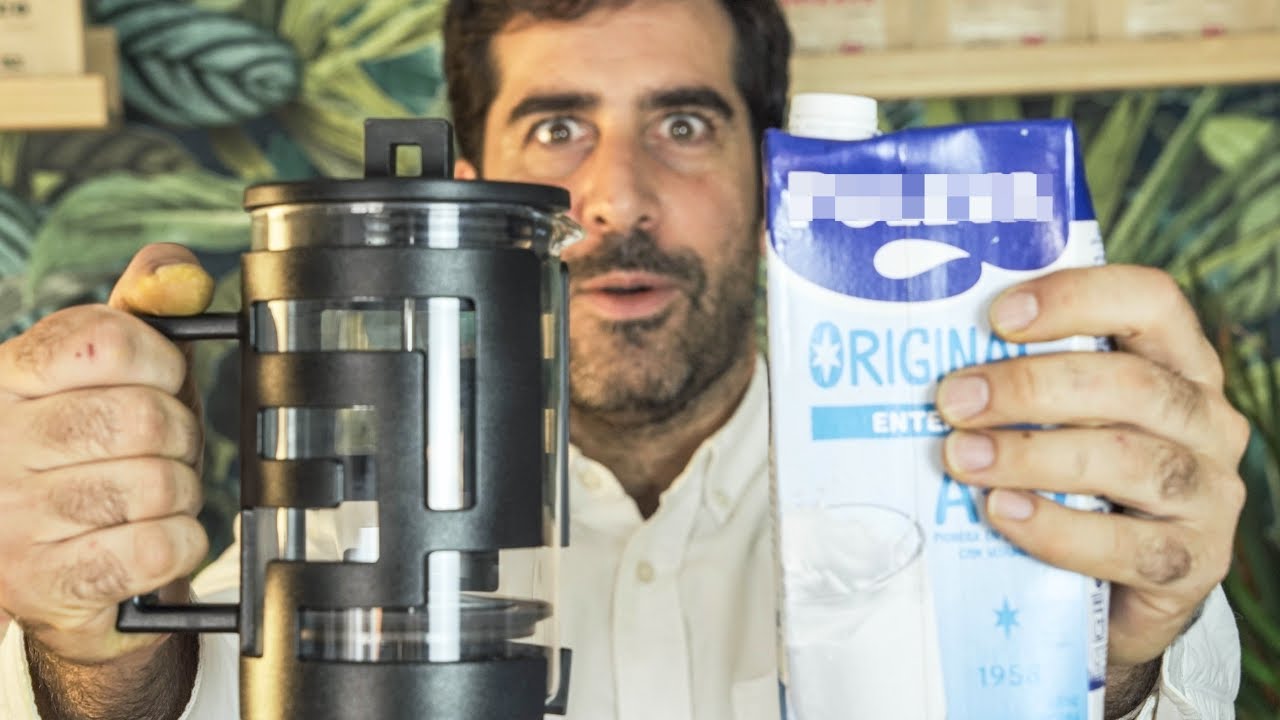 Cómo Conseguir Texturizar Leche para Latte Art con Prensa Francesa