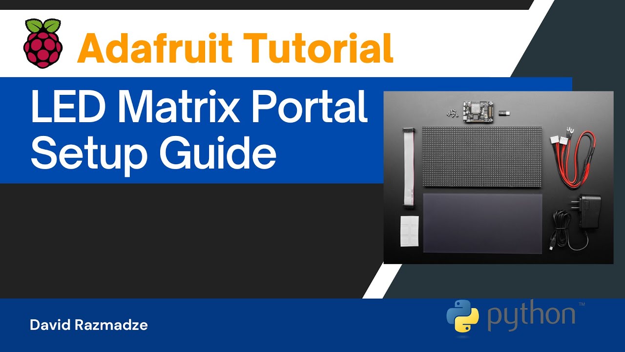 Adafruit Matrix Portal — RGB LED-дисплей — Руководство по настройке (CircuitPython)