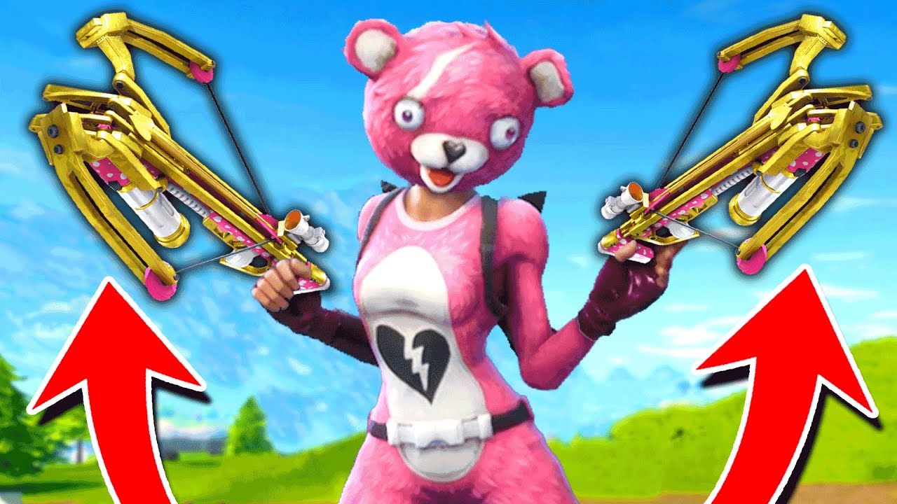 The *NEW* DOUBLE CROSSBOW Strategy! (Fortnite Battle Royale)